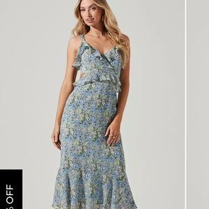 Astr the Label wildflower ruffle dress